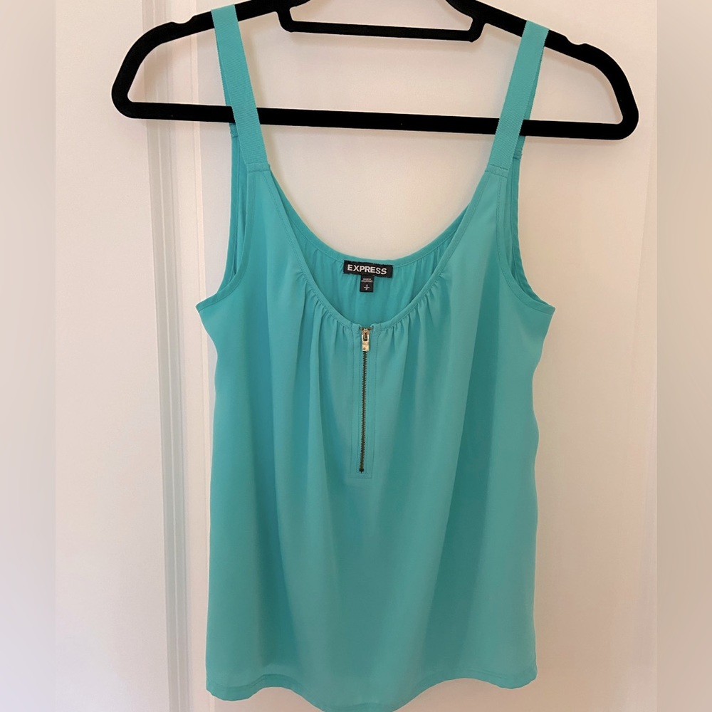 Express blouse in turquoise